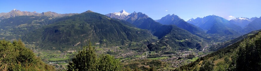 Val d'Aoste, Italie - obrazy, fototapety, plakaty