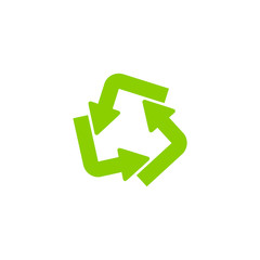 Recycling ecology thin line vector icon. Protection of the environment and nature linear sign. Ecological symbol for infographic, website or app.