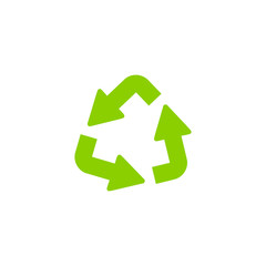 Recycling ecology thin line vector icon. Protection of the environment and nature linear sign. Ecological symbol for infographic, website or app.