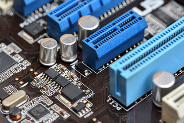 Electronic circuit board.