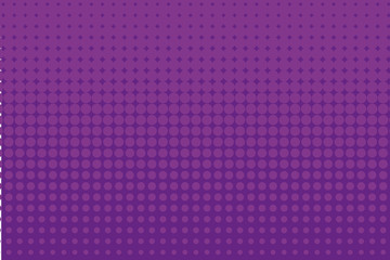 Comic pattern. Halftone background. Purple, violet color. 