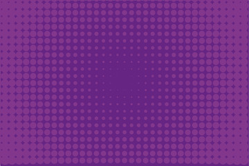 Comic pattern. Halftone background. Purple, violet color. 