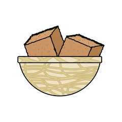 Ground cubes isolated icon vector illustration graphic design