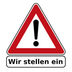 Wir stellen ein