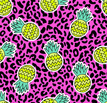 seamless pineapple pattern