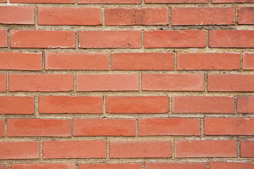 Red Brick Wall Grunge Background Texture