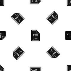 File DWG pattern seamless black