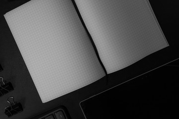 Modern office desk background