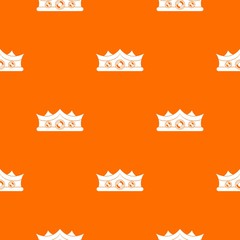King crown pattern seamless