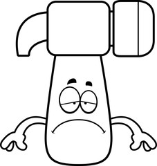 Sad Cartoon Hammer