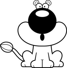 Surprised Cartoon Lioness