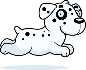 Cartoon Dalmatian Running