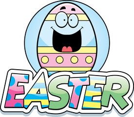 Cartoon Easter Egg Graphic