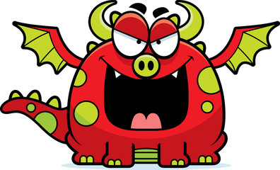 Evil Cartoon Dragon