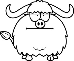 Bored Cartoon Yak