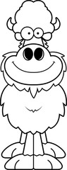 Smiling Cartoon Buffalo