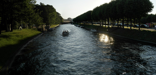 watercourse of St. Petersburg town