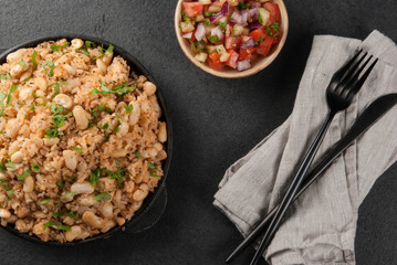 Mexican Rice and Beans Bowl