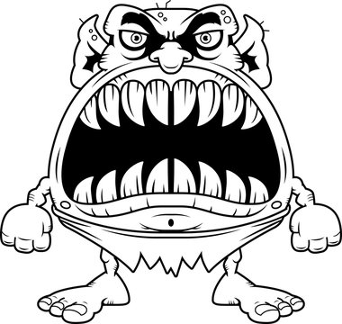 Angry Cartoon Goblin