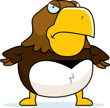 Angry Cartoon Hawk