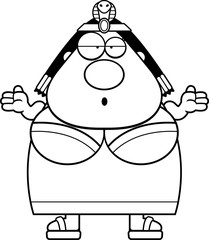Confused Cartoon Cleopatra