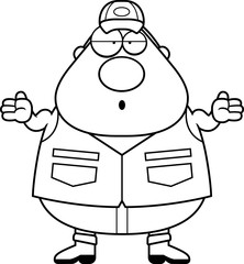 Confused Cartoon Hunter