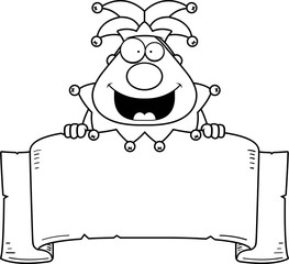 Cartoon Jester Banner