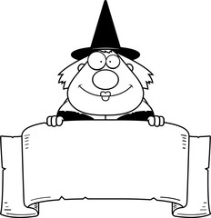 Cartoon Witch Banner