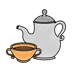 Cute teapot kitchenware