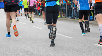 Fototapeta premium Marathon Läufer