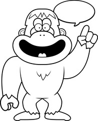 Cartoon Bigfoot Talking