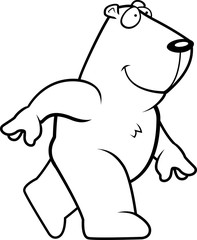 Groundhog Walking
