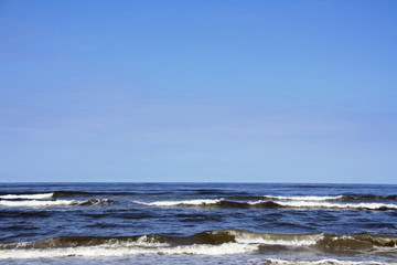 Blick auf das Meer in Zandvoort, Nord-Holland