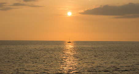 Sunset and orange skies!