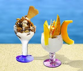Leckeres Eis im Becher