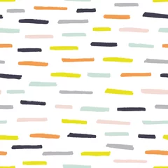 Wallpaper murals Horizontal stripes kbecca_vector_horizontal_long_brushstrokes_pattern_seamless_tile