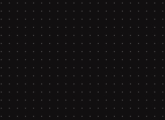Abstract white dot on black background