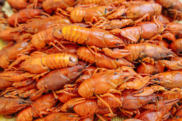 Brotherhood of red crayfish, Cancers to beer, boiled crawfish, snacks, sea crayfish, Fish crabs beer