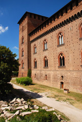 Fototapeta na wymiar Castello Visconteo - Pavia