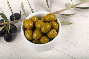 Green olives
