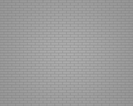 3D rendering grey brick wall © triberic