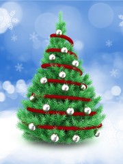 3d Christmas tree