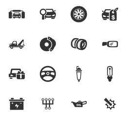 Auto icons set
