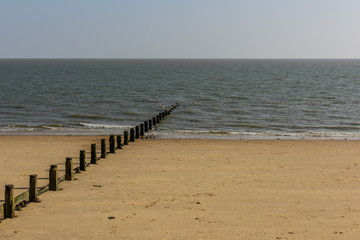 Sandy british beach