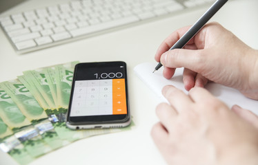 Balance calculation Canadian dollar