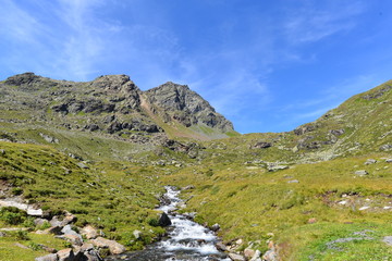 Krummgampenbach im Kaunertal - Ötztaler Alpen 