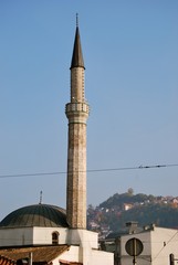 Bascarsija, Sarajevo's old bazaar and the historical and cultural center of the city.