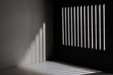 3d Model room with light and shadow