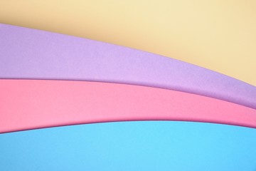 Abstraction from colored paper art