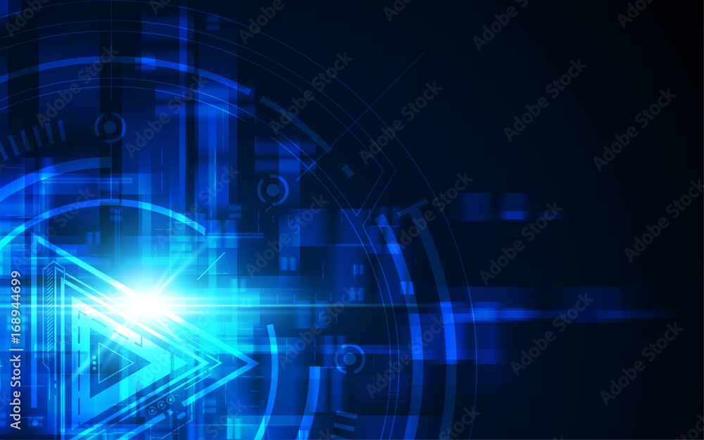 Poster abstract digital connection networking security technology concept background
